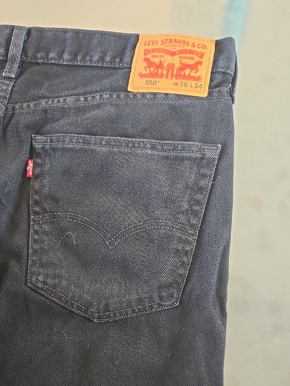 Levi's 550 Straight Men's Jeans - Dark Blue